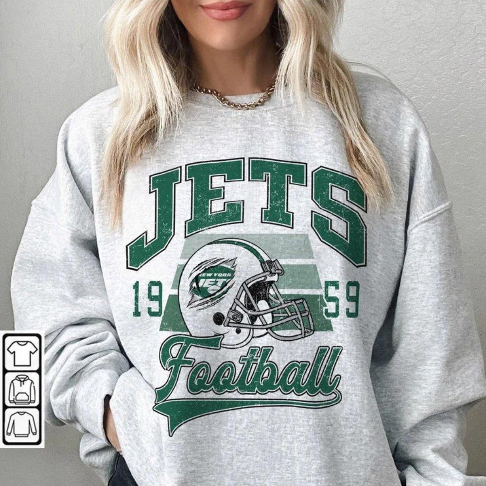 New York Jets 1959 , Clayton Aaron Rodgers Retro American Sweatshirt